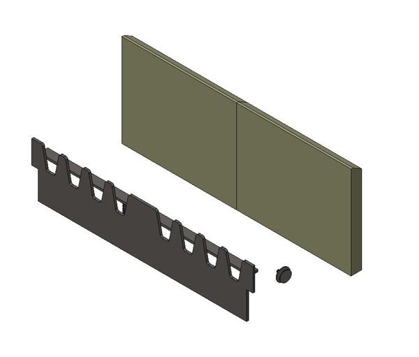 Wood Conversion Kit – Single Door (CE and CEvII) – JHH08S11