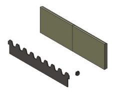 Wood Conversion Kit (Single Door) - JCN0904