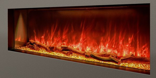 Hunter Electric - Inset Electric Fires - Angle View
