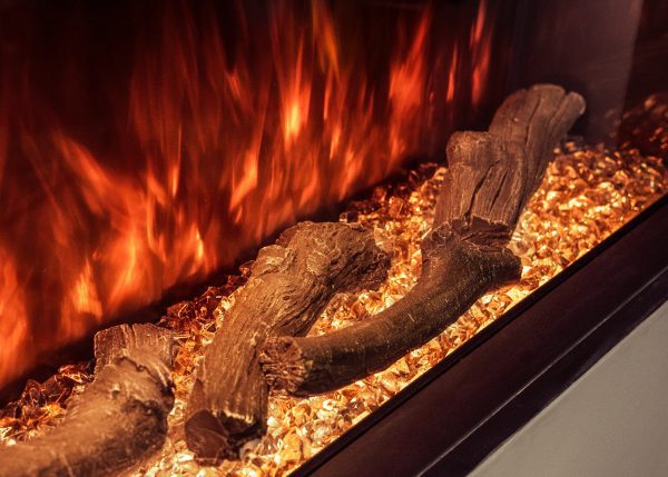 Hunter Electric - Inset Electric Fires - Close-Up Logs